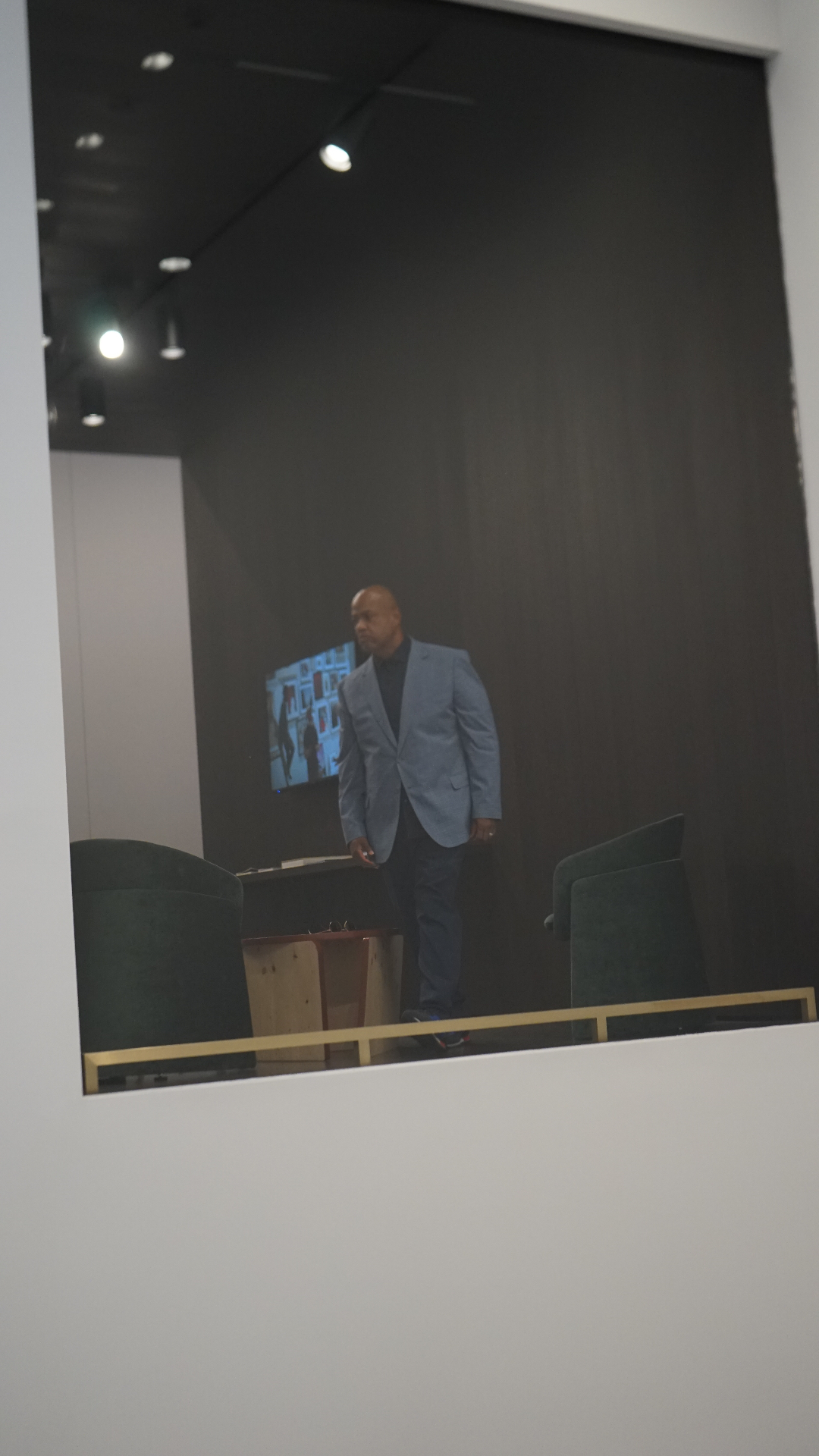 Gallery Reflection · Walking Through