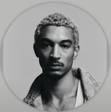 Portrait of DUS10, photographed in black and white